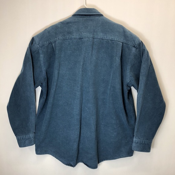 Cabelas Deerskin Soft Chamois Mens XLT Long Sleeve Button Up Heavy‎ Weight - Picture 4 of 4